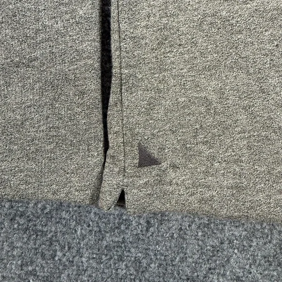 New Untuckit Pullover Mens L Gray Parkson Mock Neck Sweater Snap Button Fleece